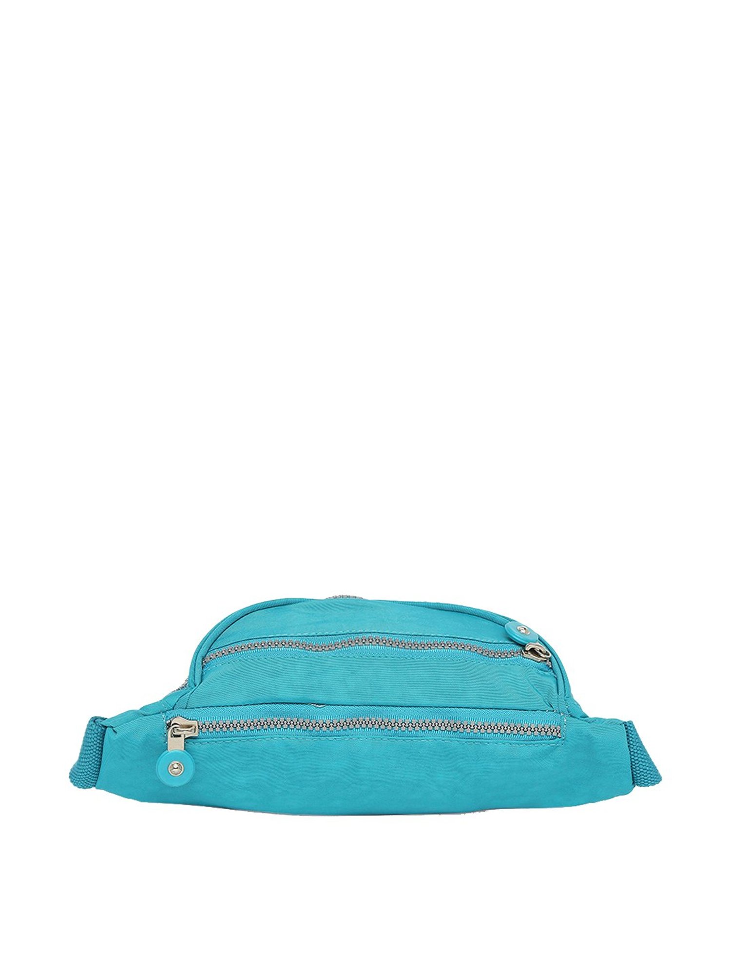 Baomi Blue Solid Waist Pouch