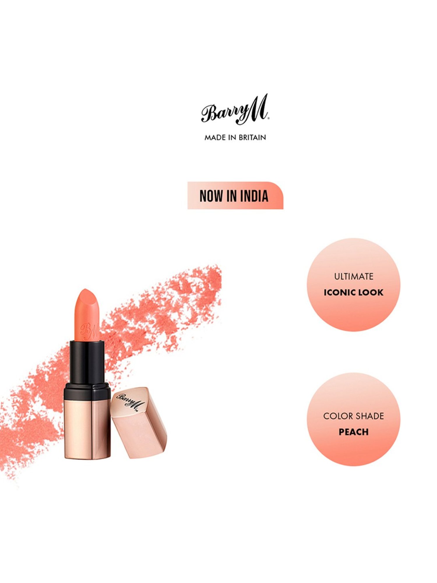 Barry M Ultimate Icons Lip Paint Peach - 3.5 gm