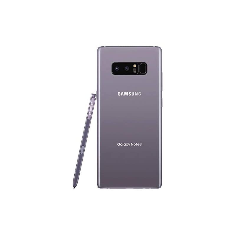 Galaxy Note 8, 64GB, Orchid Gray - Fully Unlocked (Renewed)