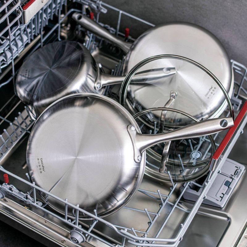 GreenPan Greenwich  2pk Stainless Steel Frypan Set