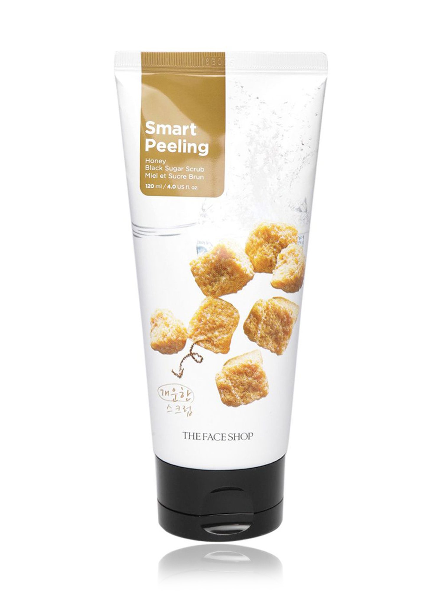 The Face Shop Smart Peeling Honey Black Sugar Scrub for Blackhead & Whitehead - 120 ml