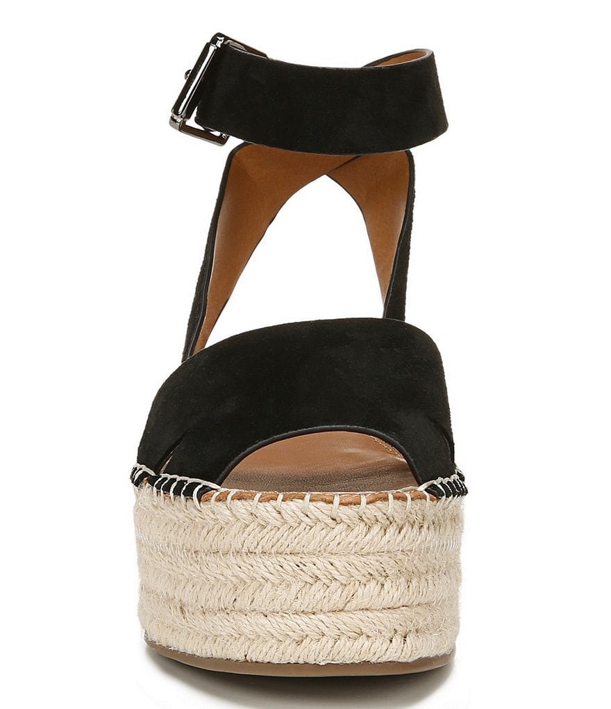 Splendid Meredith Suede Ankle Wrap Espadrille Sandals