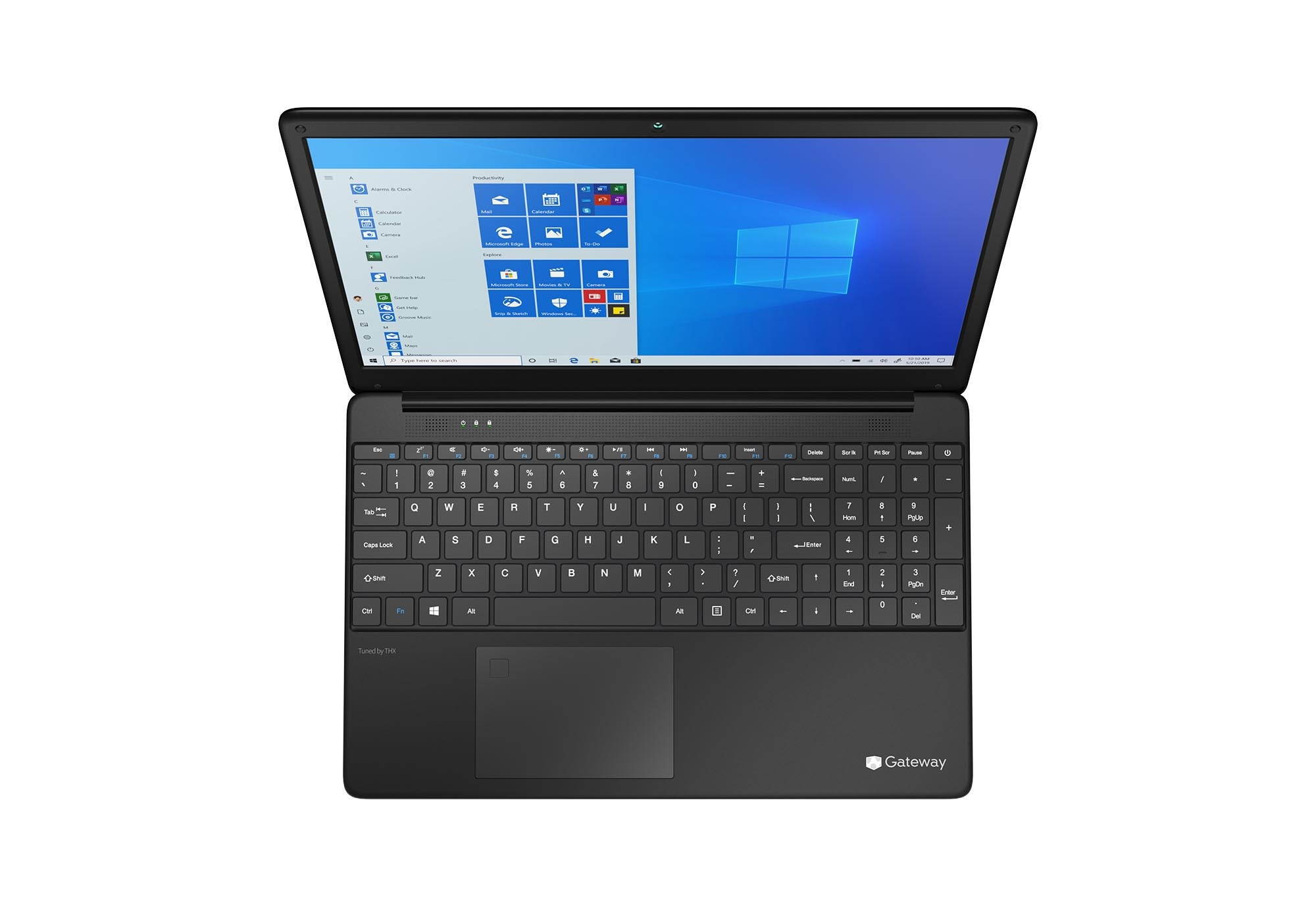 Gateway GWTN156-4BK Home & Business Laptop (AMD Ryzen 5 3450U 4-Core, 8GB RAM, 256GB SSD, 15.6" Full HD (1920x1080), AMD Vega 8, Fingerprint, Wifi, Bluetooth, Webcam, 1xUSB 3.0, Win 10 Home)