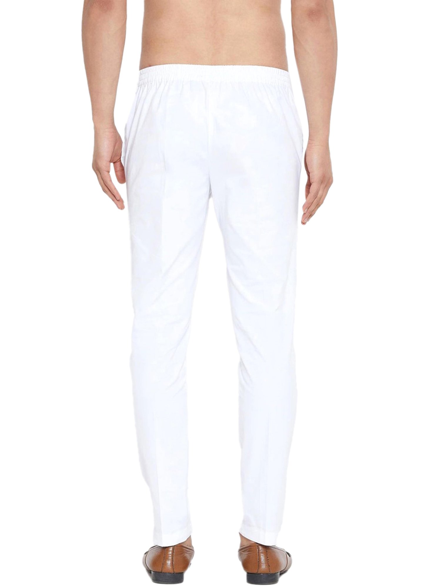 See Designs White & Black Cotton Regular Fit Pyjamas