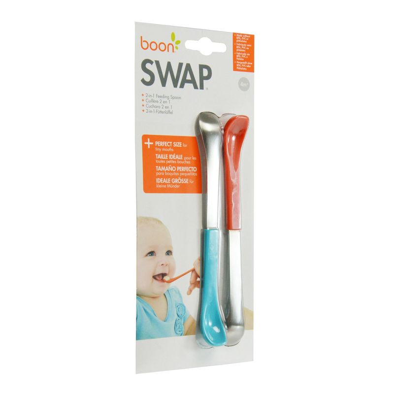 Boon SWAP 2-in-1 Feeding Spoon - 2pk