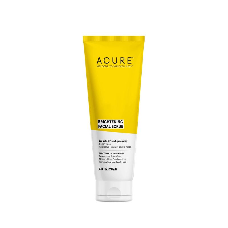 Acure Brightening Facial Scrub - 4 fl oz