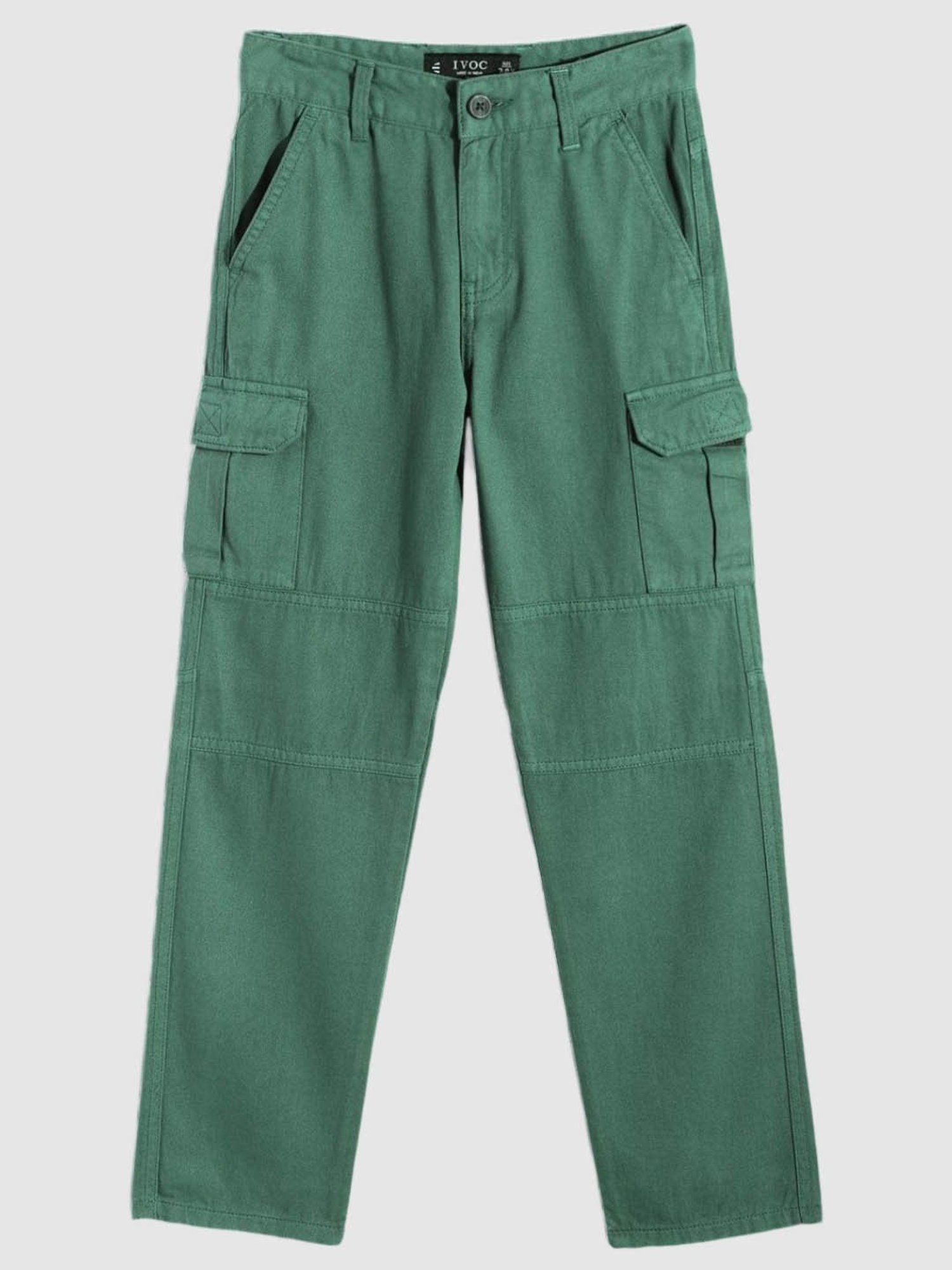 IVOC Boys Green Solid Pants