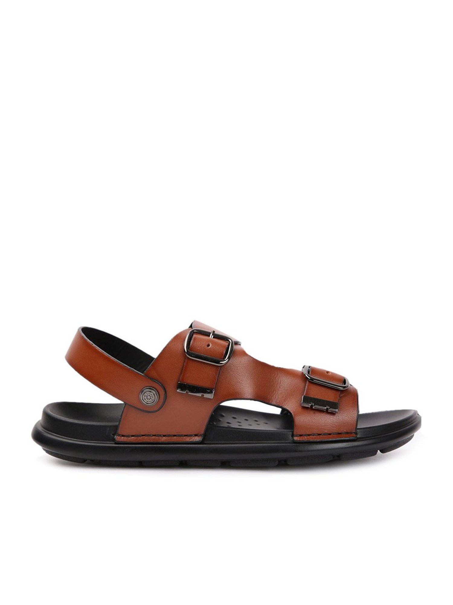 Gabicci Men's Trans-G Tan Back Strap Sandals