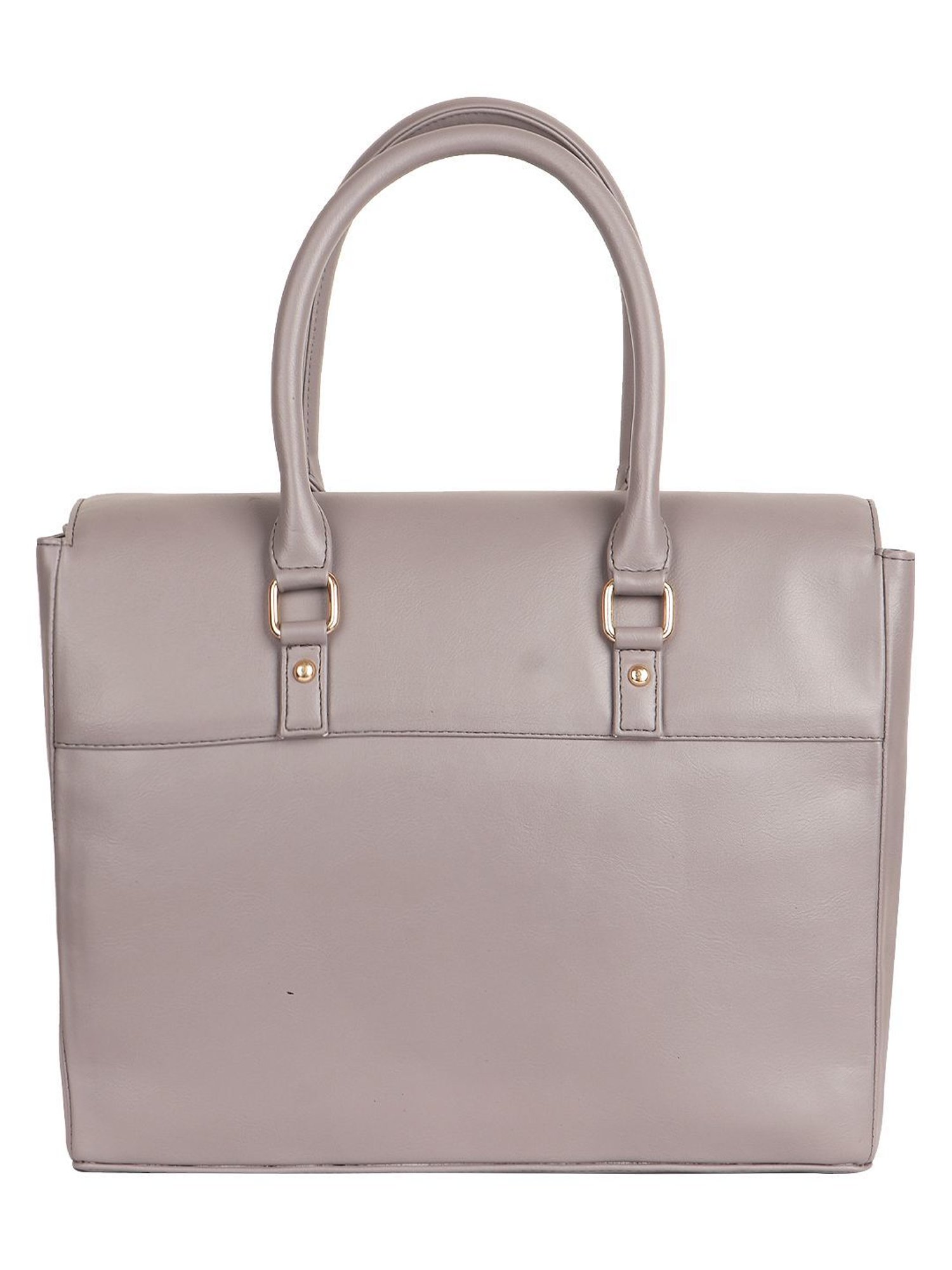 Horra Grey Medium Satchel Handbag