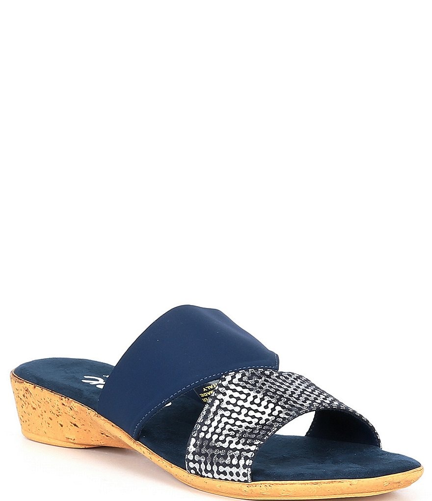 Onex Izabel Cork Wedge Slides