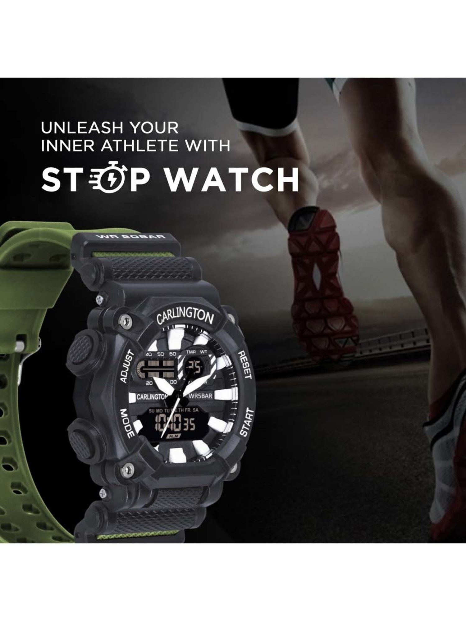 CARLINGTON Endurance 3311 Analog-Digital Watch for Men