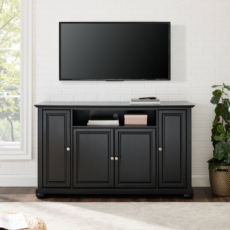 Alexandria Media Stand for TVs up to 65" Black - Crosley