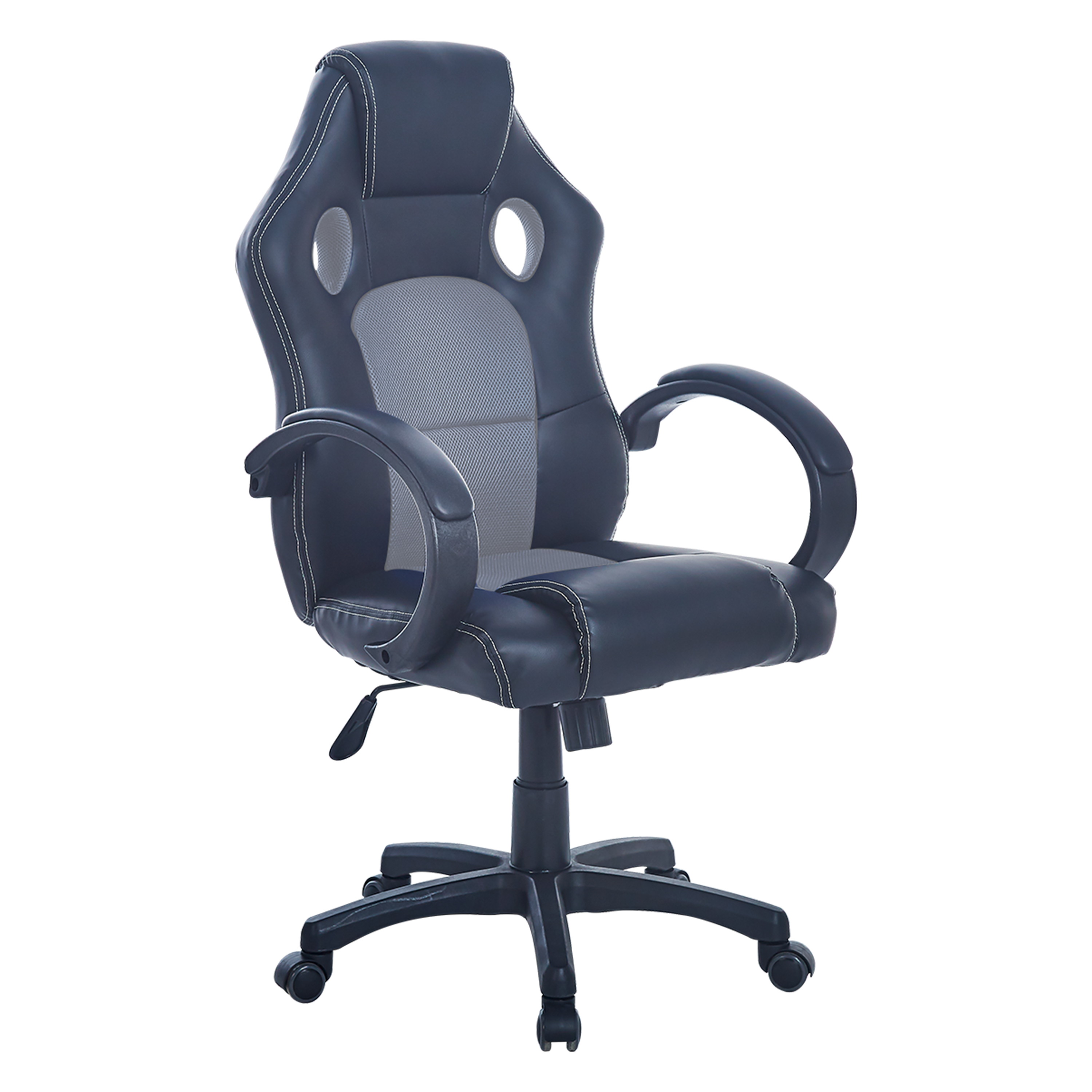 Gaming Chair, Racing Style Computer Desk Chair Padded Armrests Ergonomic Lumbar Support Adjustable Height