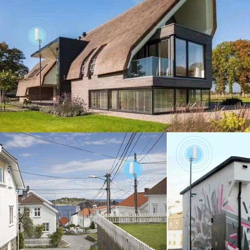 ORPEY 3/6dBi LTE Omnidirectional Antenna Outdoor for Mobile Signal Repeater External Use with SMA-Female