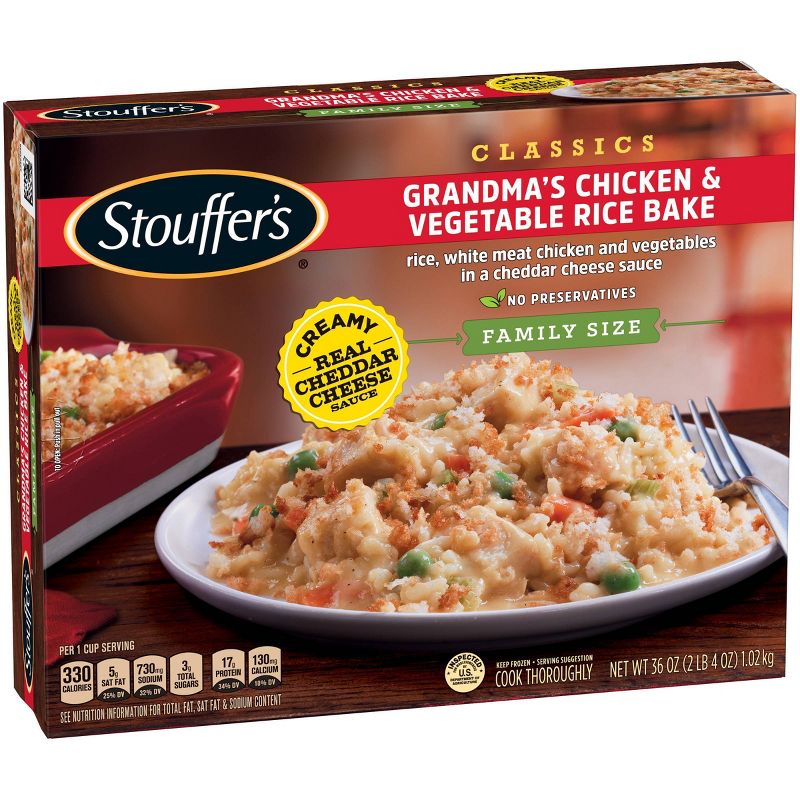 Stouffer's Classics Grandma's Chicken & Vegetable Frozen Rice Bake - 36oz