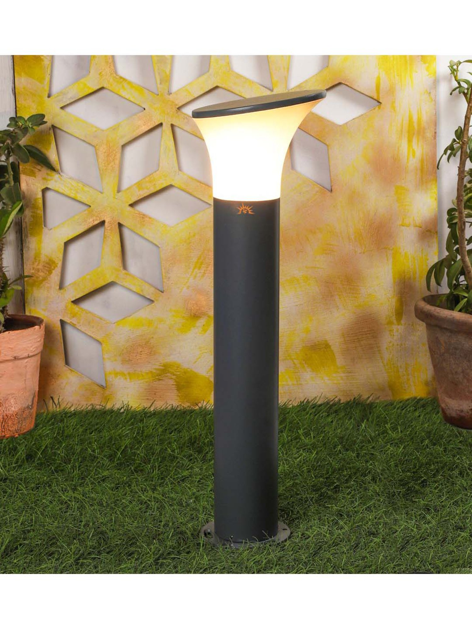 DecorativeRay Grey Aluminium Gate Light - Set of 1