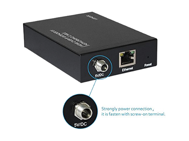 XtremPro 61023 HDMI Extender Receiver and Transmitter Over TCP/IP Extender Single Cat5e/6 Cable By Networking Cable, Full 1080P Up To 394Ft (120 Meters) - Black