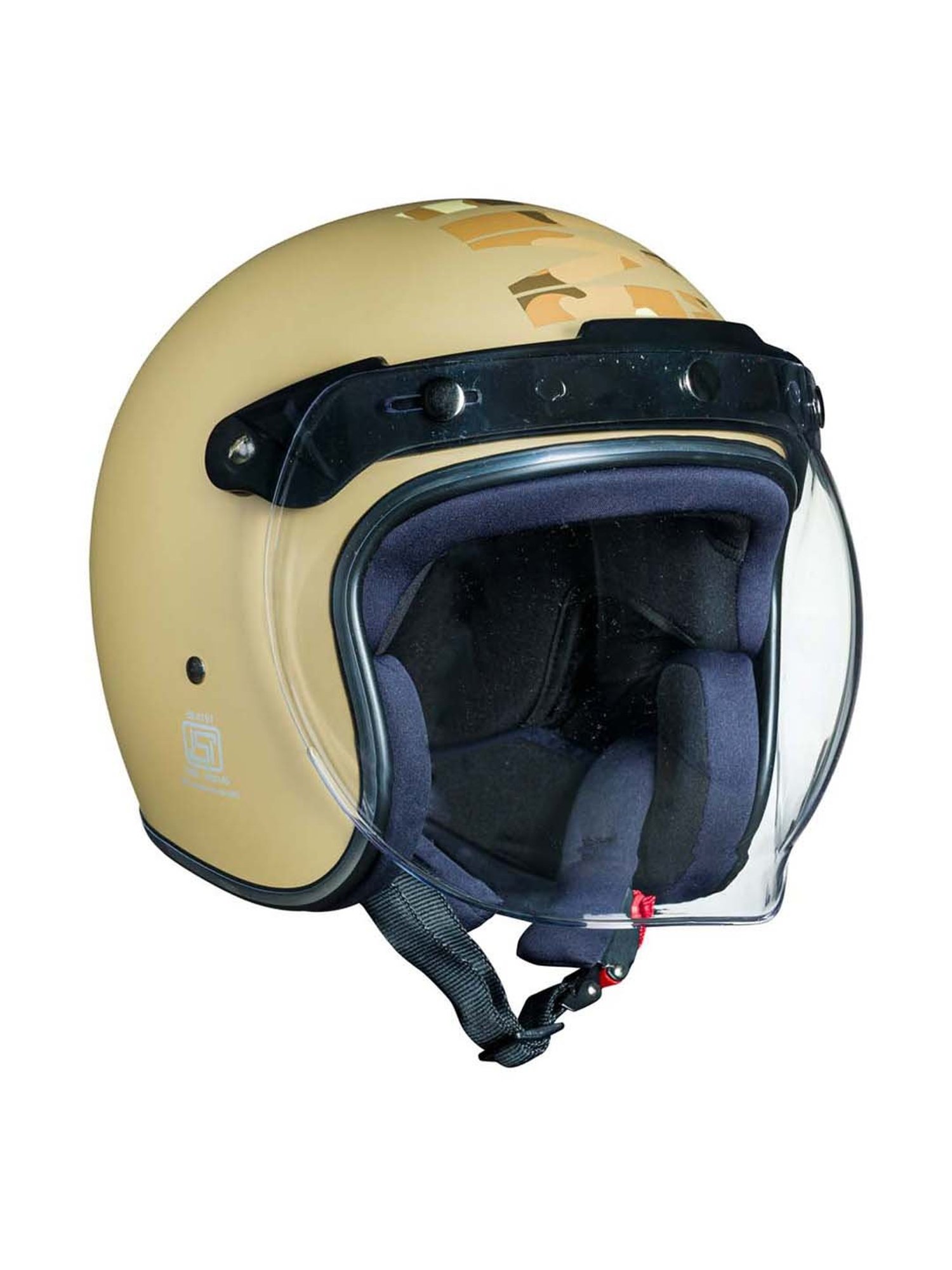 Royal Enfield Camo MLG Bobber Open Face Helmet Khaki - L