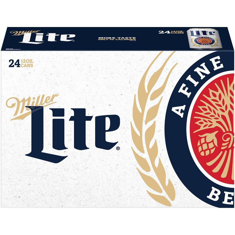 Miller Lite Beer- 24pk/12 fl oz Cans