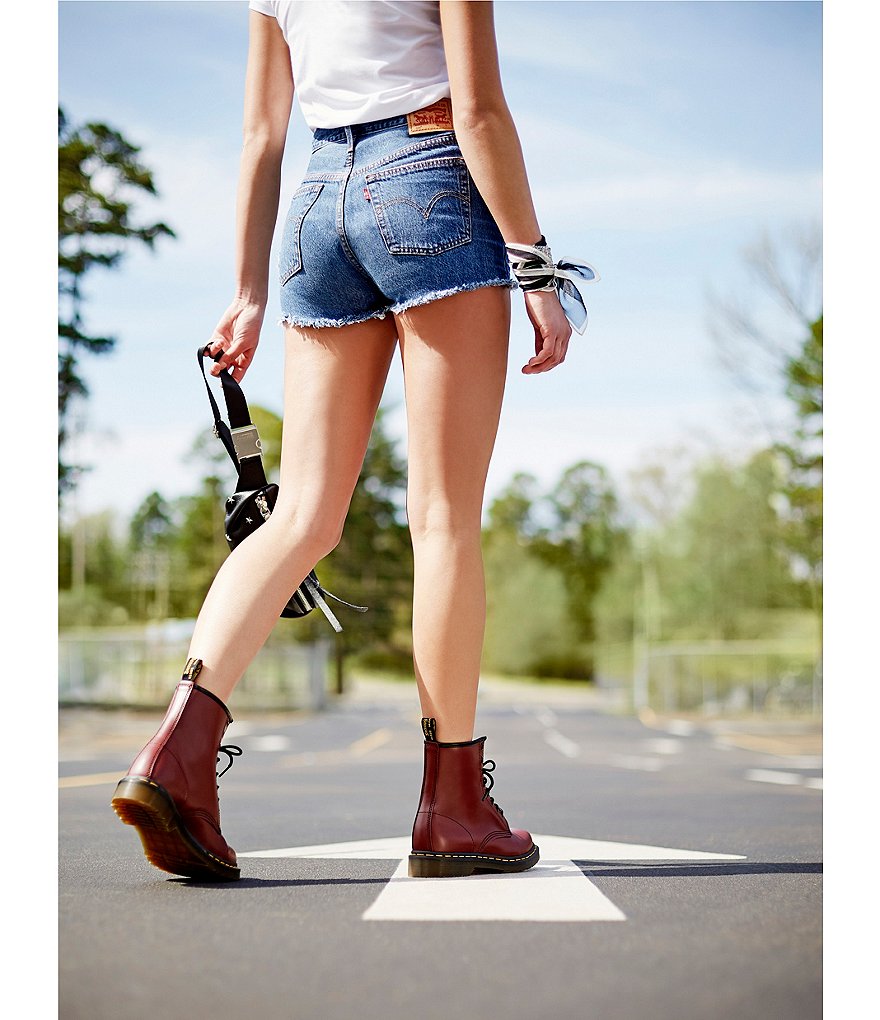 Dr. Martens Women's 1460 Smooth Leather Combat Boots