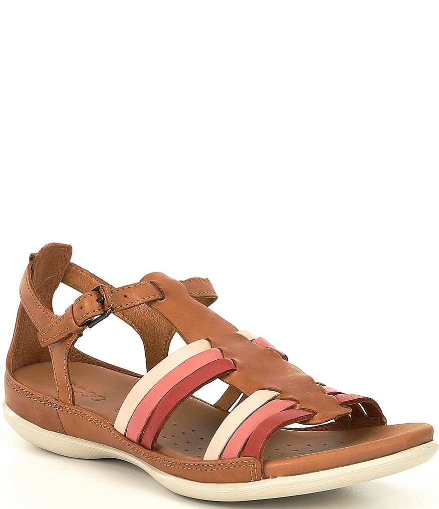 ECCO Flash Suede Leather Strap Sandals