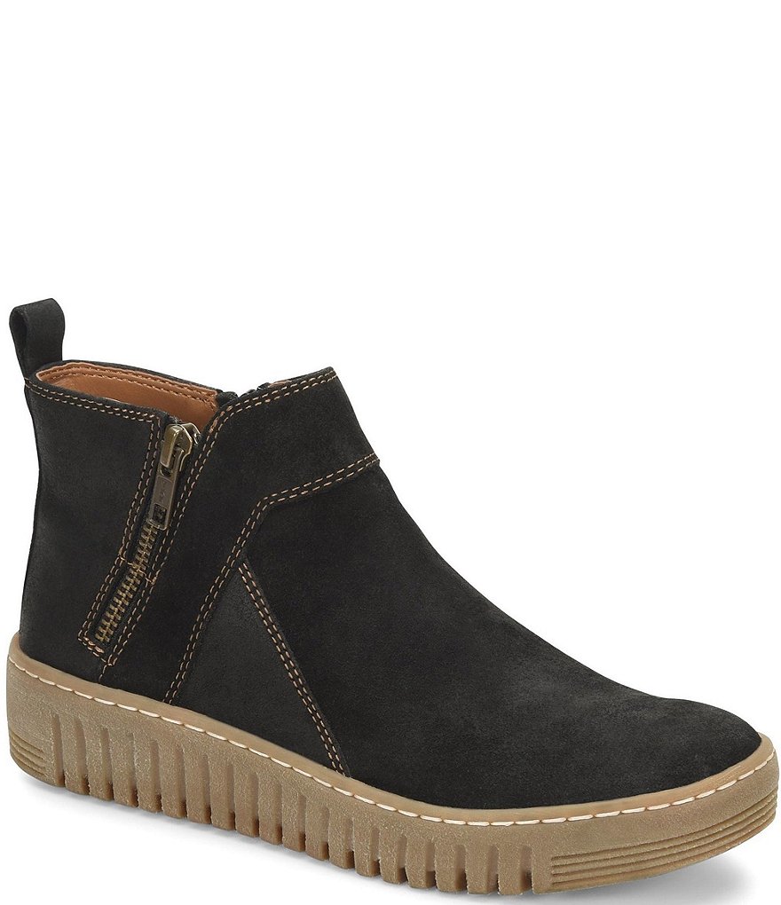 Comfortiva Hartwick Suede Leather High-Top Sneakers