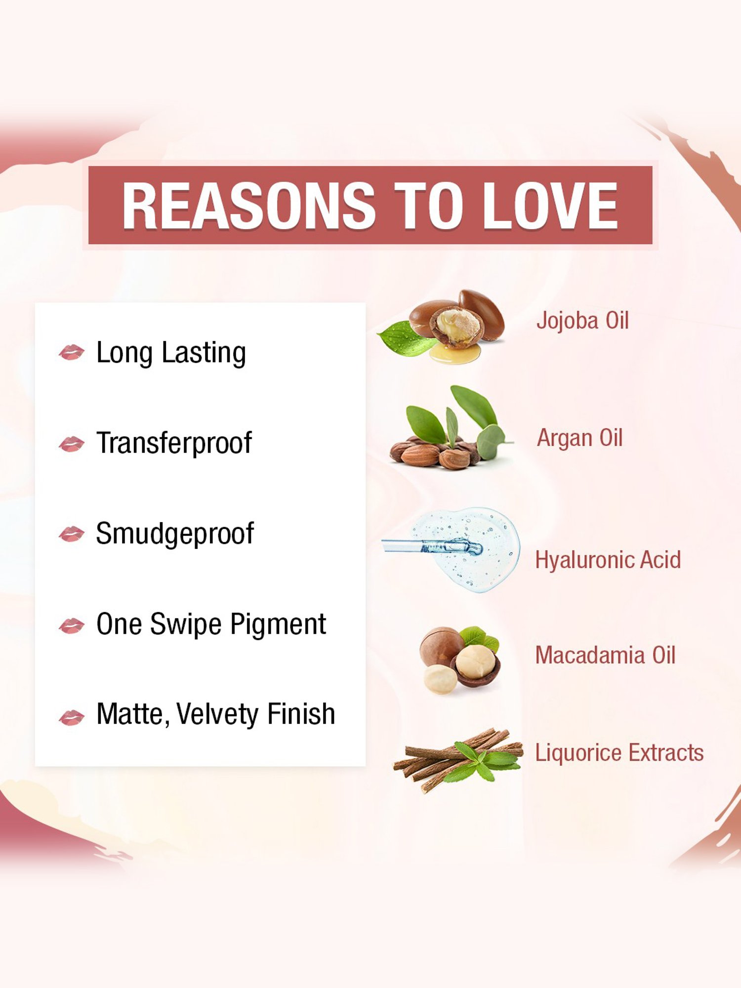 TNW-The Natural Wash Matte Velvet Longstay Liquid Lipstick Pretty Peach - 5 ml