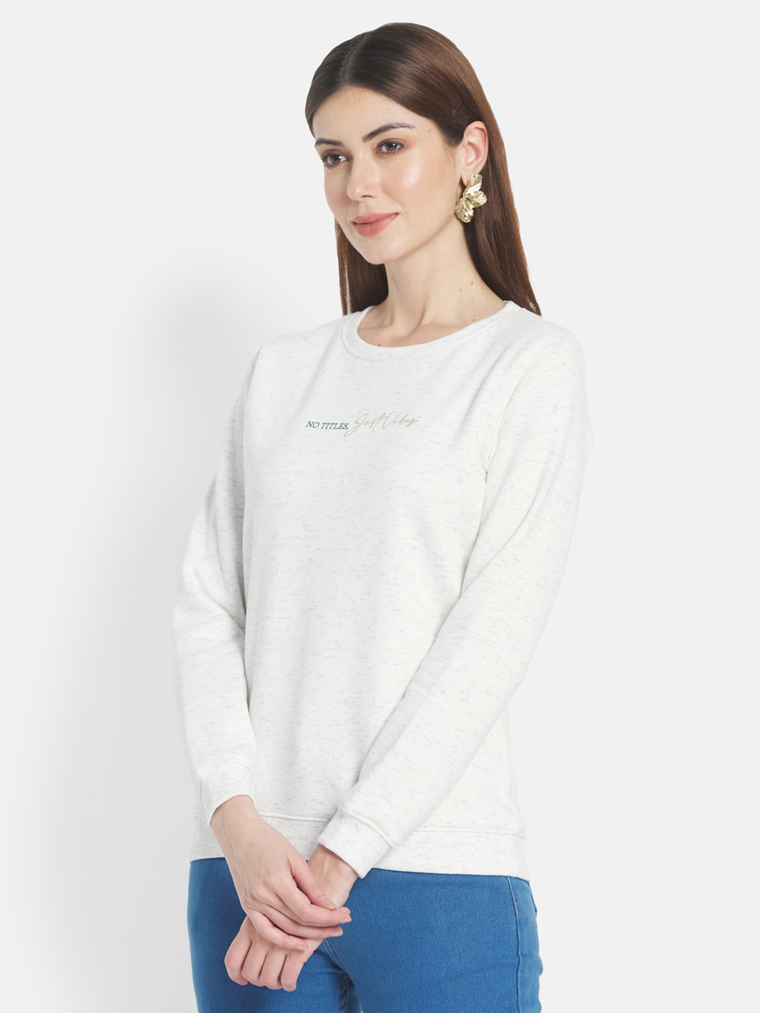 Belle Fille Yellow Patchwork Sweatshirt