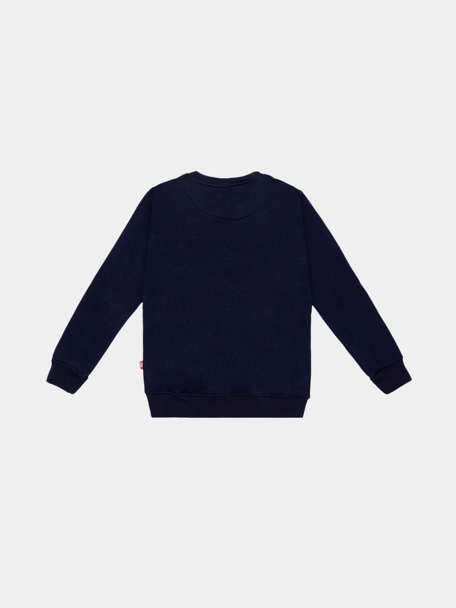 Bodycare Girls Navy Printed Full Sleeves Sweatshirt