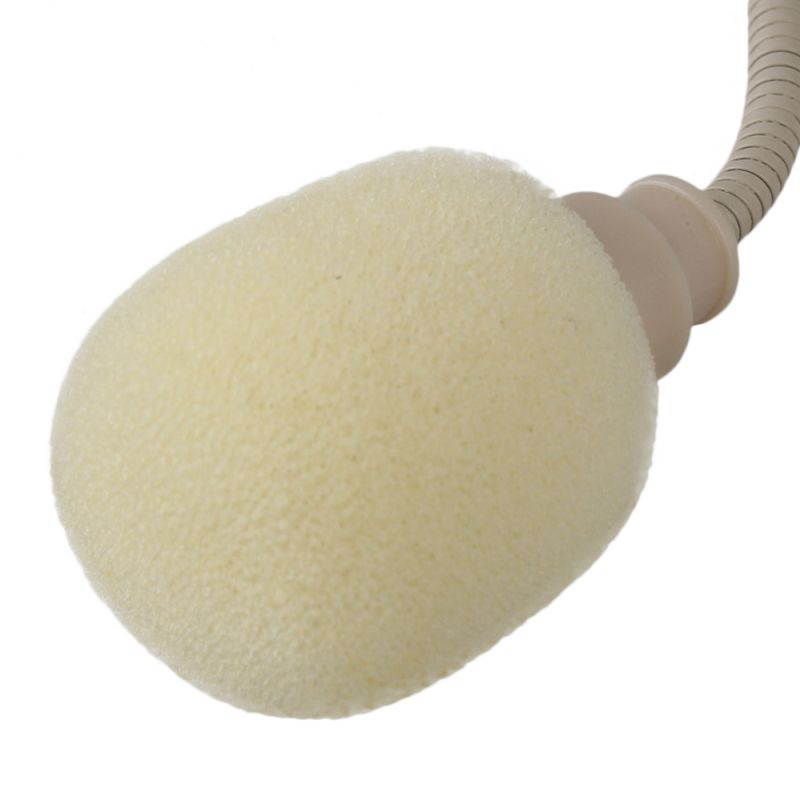 BQLZR 10pcs Yellow Wind Shield Mic Foam Cover 8mm Dia EY-M03 for Headset Microphone