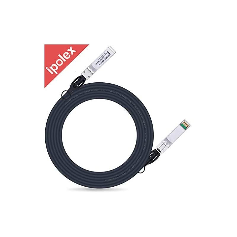 SFP+ Twinax Cable, Direct Attach Copper(DAC) Passive Cable, 3-Meter, for Cisco SFP-HB-CU3M, Ubiquiti, D-Link, Supermicro, Netgear, Mikrotik, ZTE
