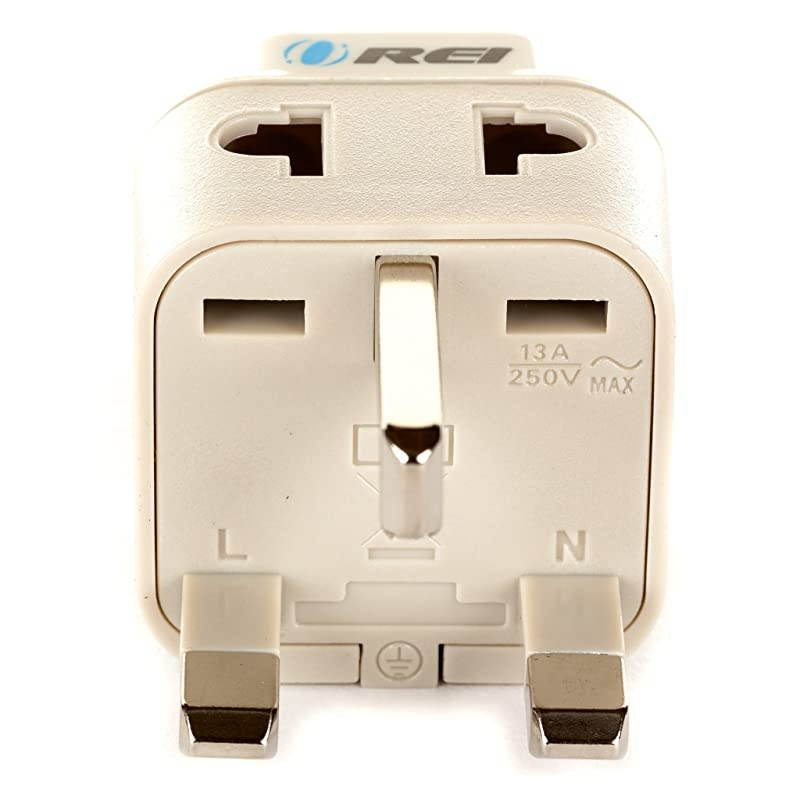 Grounded Universal 2 in 1 Plug Adapter Type G for UK Hong Kong Singapore and More