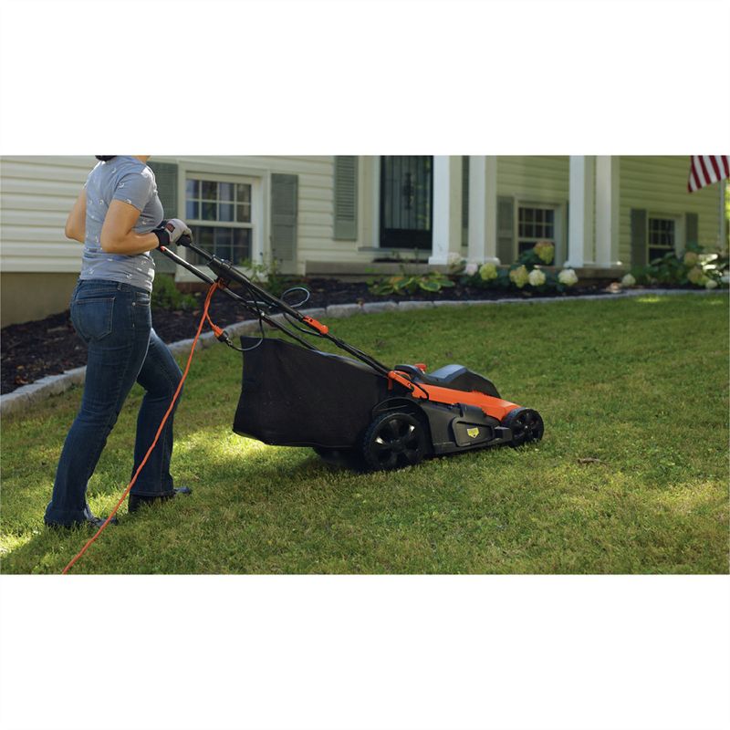 14" 120 Volts, 60Hz, 8 Amp, 960 Watts Corded Electric Lawnmower - Green - Earthwise