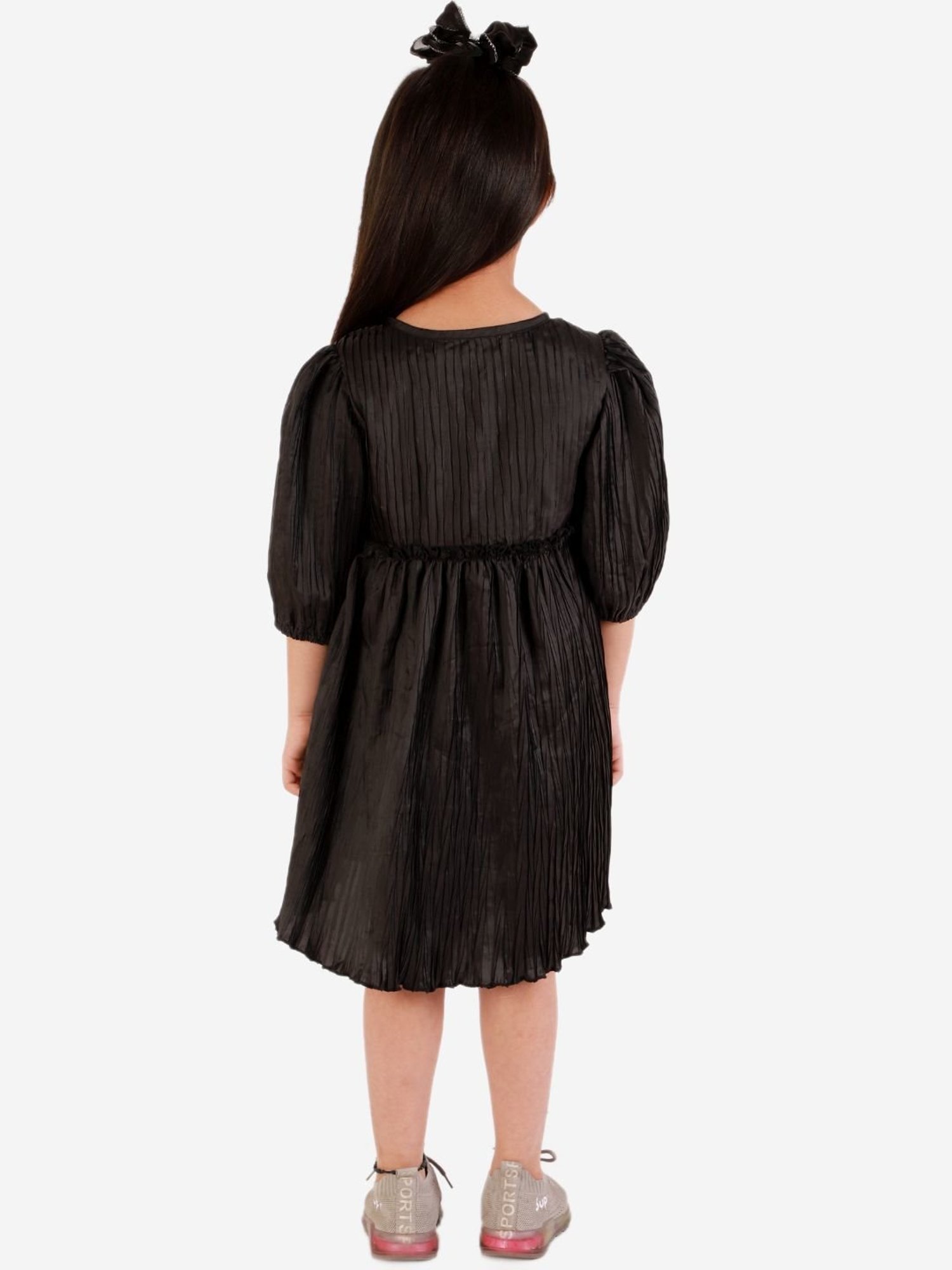 KidsDew Black Regular Fit Dress