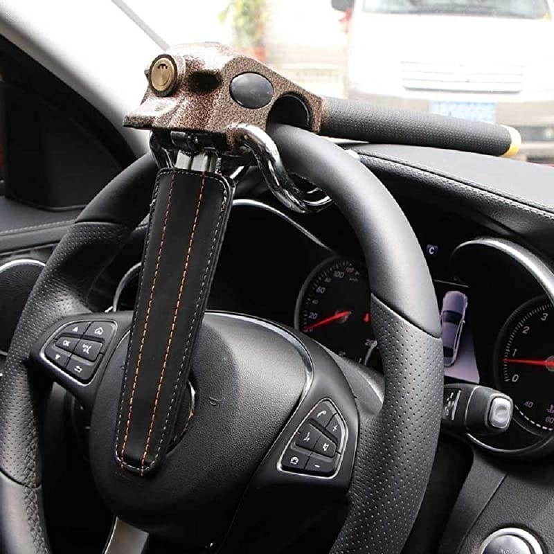 Highend Steering Wheel Lock Anti Cut Saw Rust with 3 keys for SUV Heavy Duty Vehicle Car