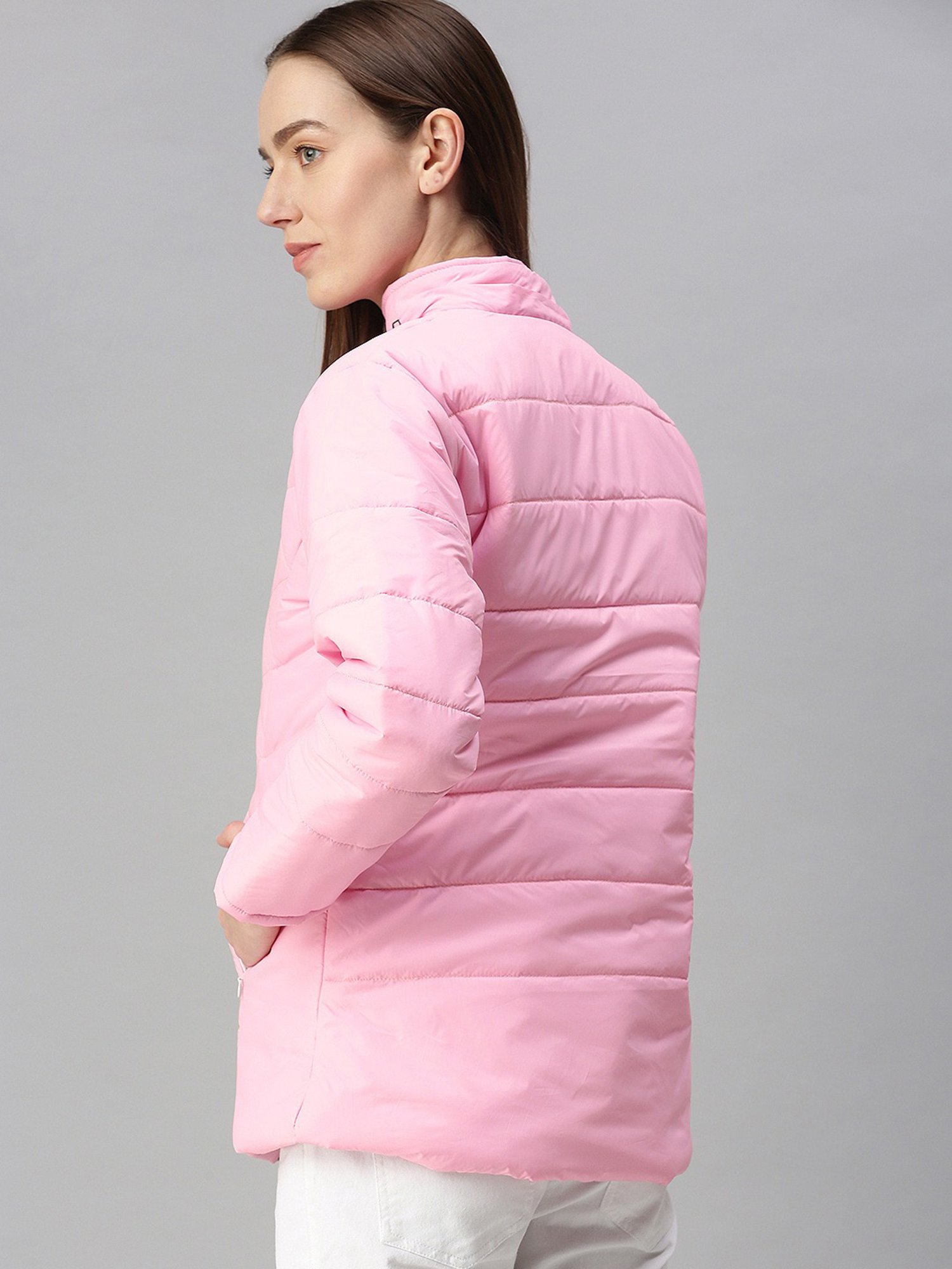 VOXATI Pink Regular Fit Jacket