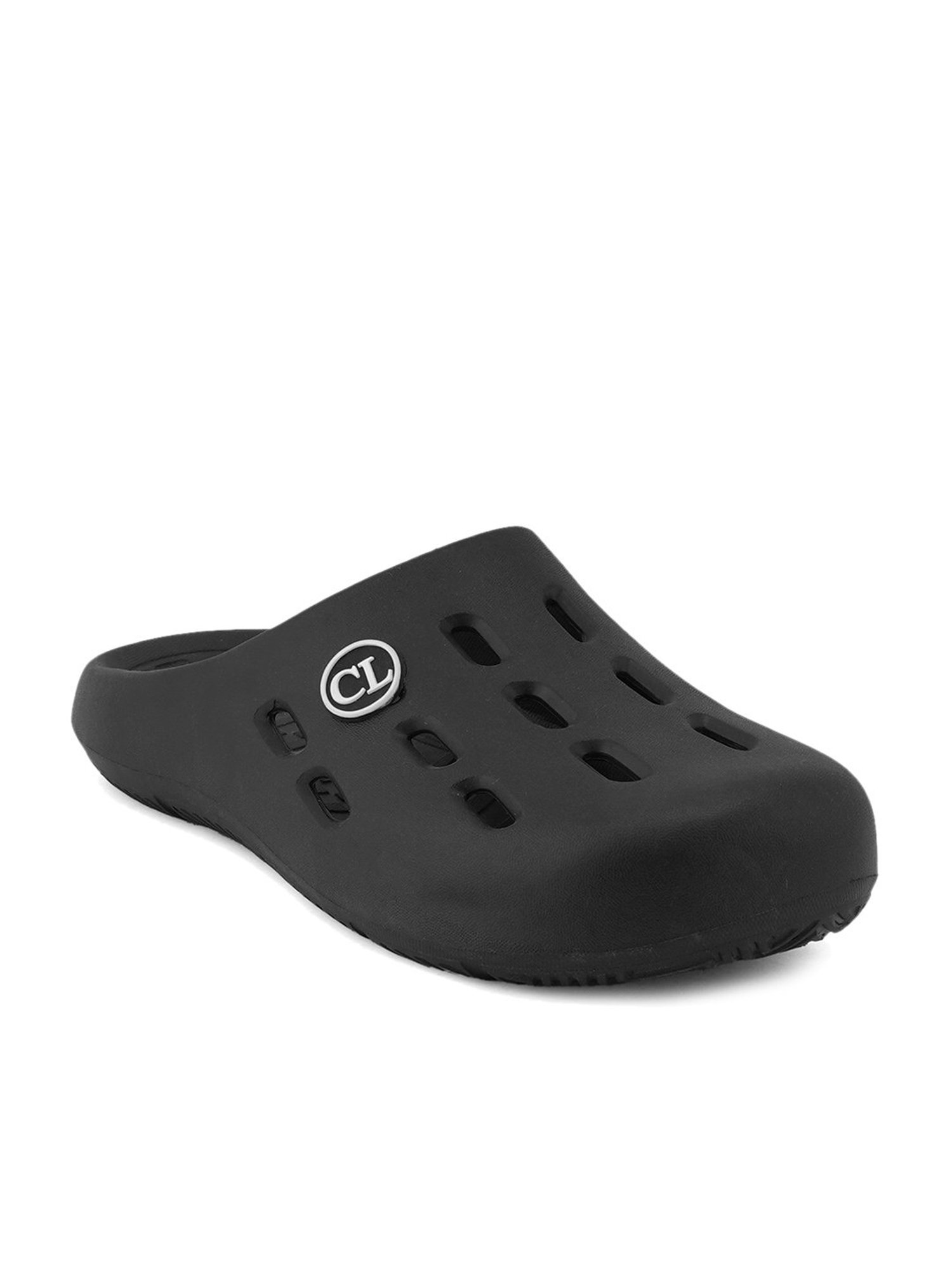 Carlton London Men's Black Mule Shoes