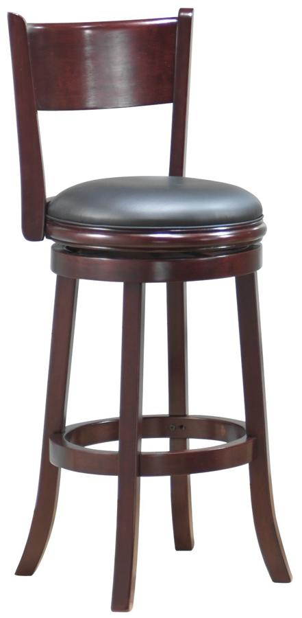 Boraam 29" Palmetto Swivel Stool in Eng. Tudor Finish