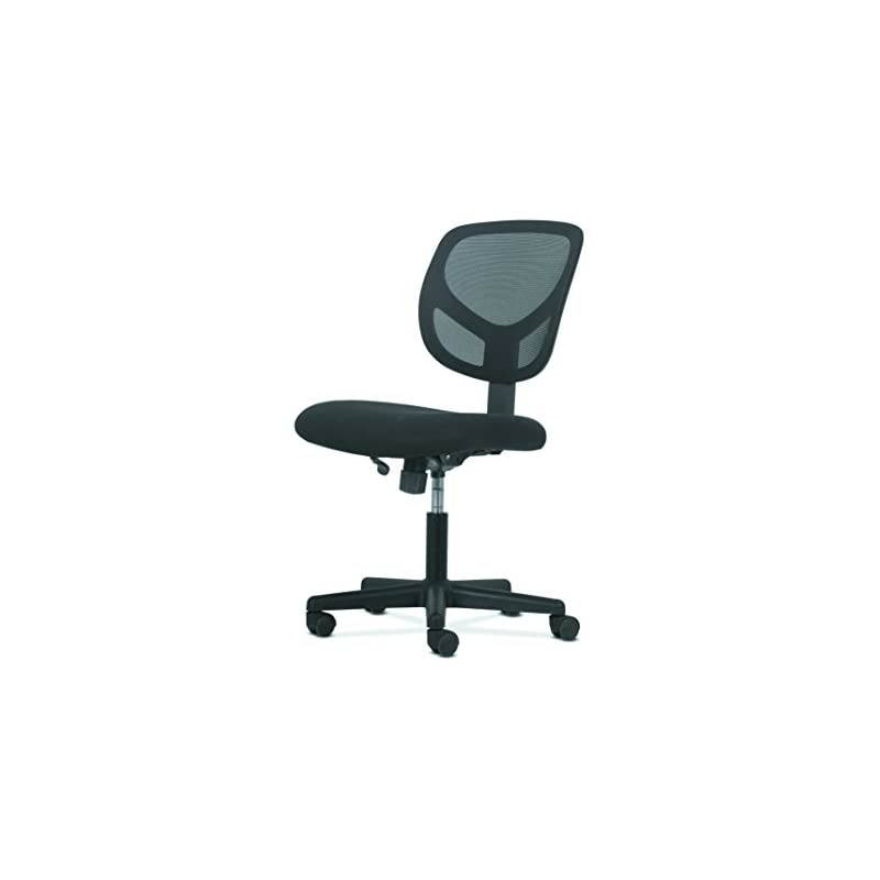 Vibrant Black and Chrome Swivel Task Office Chair with Tractor Seat