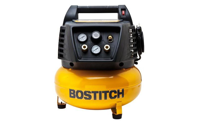 Bostitch BTFP72646-R 3-Tool Finish and Trim 6 Gallon Oil-Free Pancake Air Compressor Combo Kit
