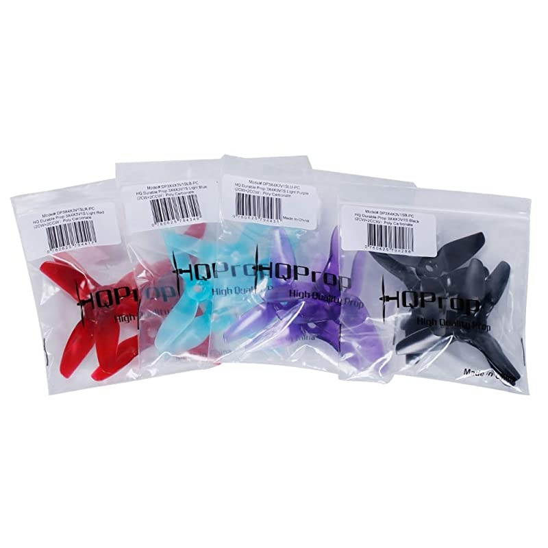 16pcs  3x4x3V1S TriBlade Propeller 3 inch Props for RC FPV Drone Quadcopter 4sets Mix Color