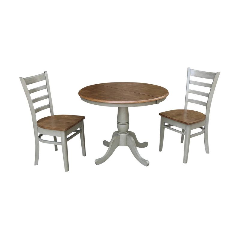 5pc Coya Rustic Bar Height Dining Set Natural - HOMES: Inside + Out