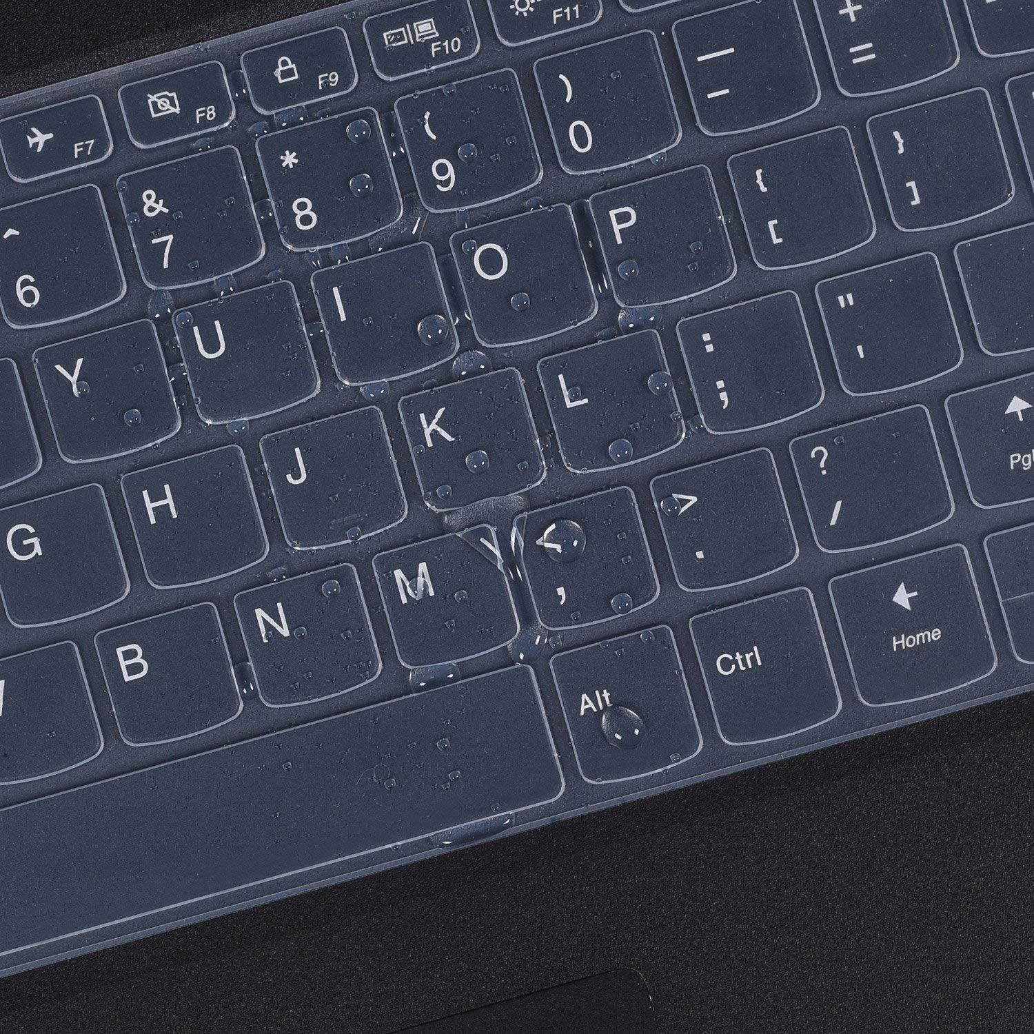 Ultra Thin Lenovo Keyboard Cover for 2018 Flagship Lenovo ideapad 320 15.6" Laptop, Lenovo ideapad 520 15.6", Lenovo ideapad 320 17.3" Laptop, Clear