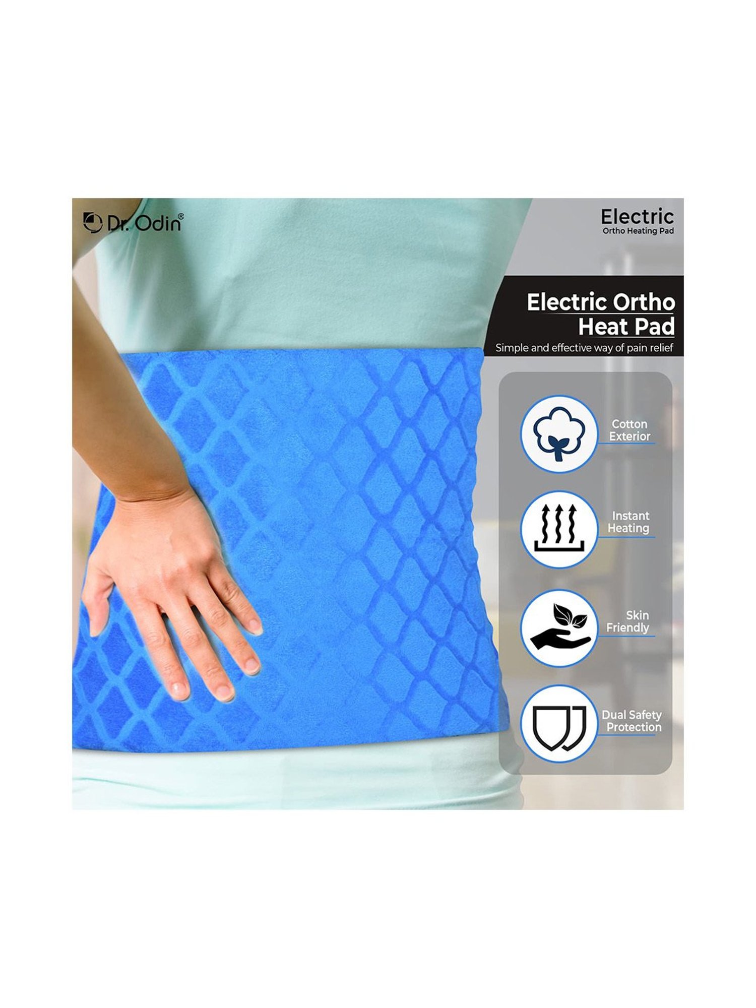 Dr. Odin Electric Ortho Heating Pad (Blue)