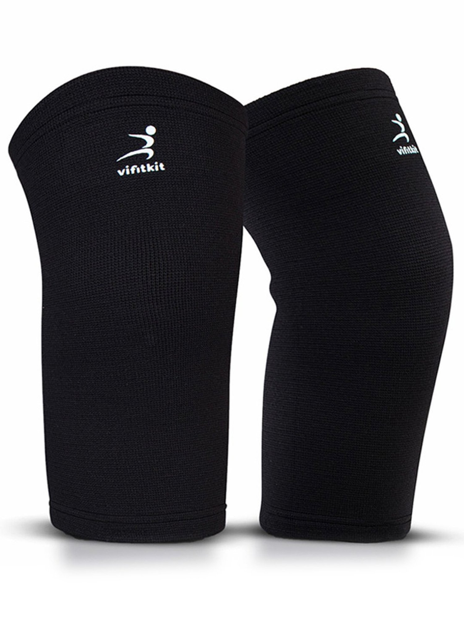 Vifitkit Knee Support for Men and Women (Black) Size - Large