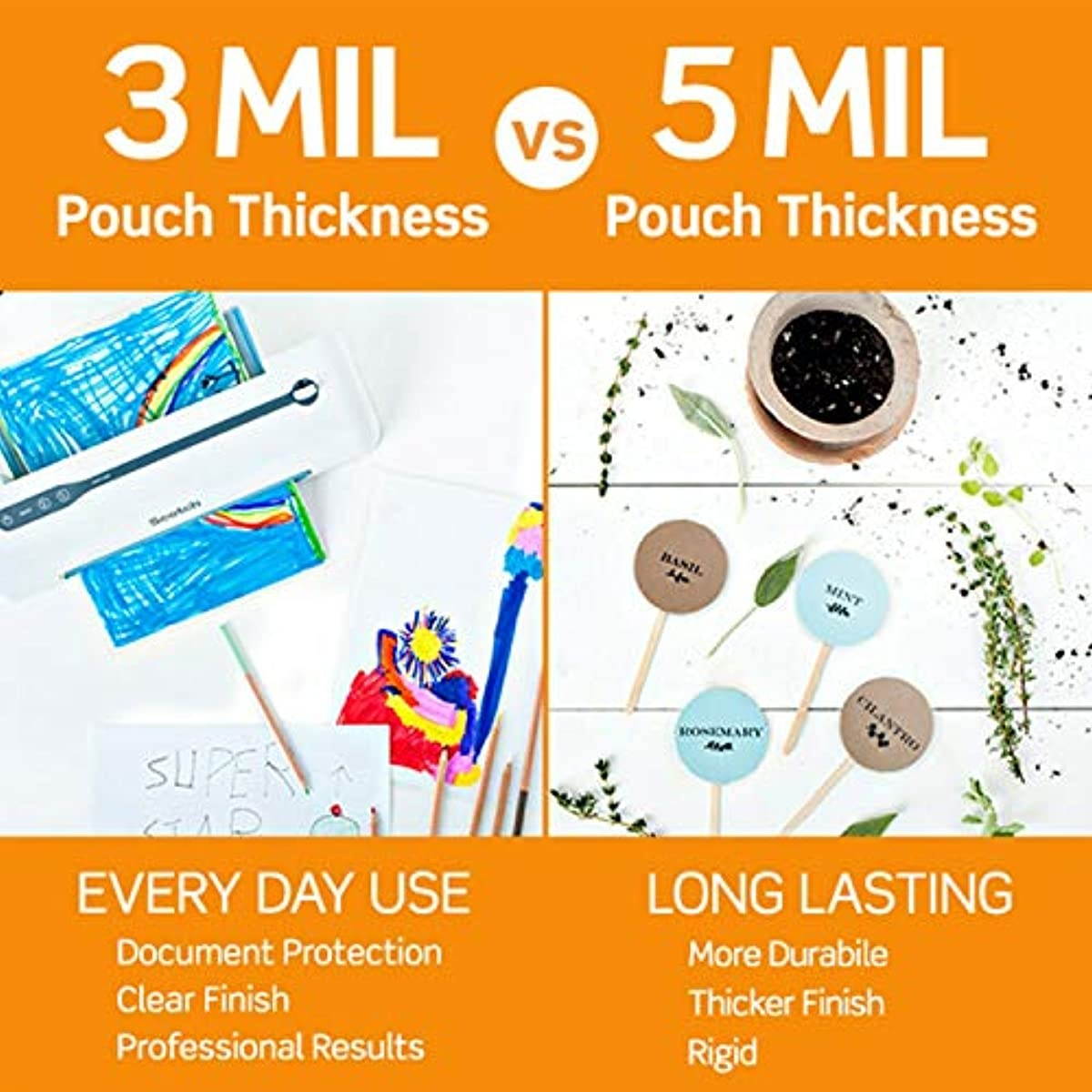 Scotch TP3854-100 Letter size thermal laminating pouches, 3 mil, 11.5 x 9, 100 per pack