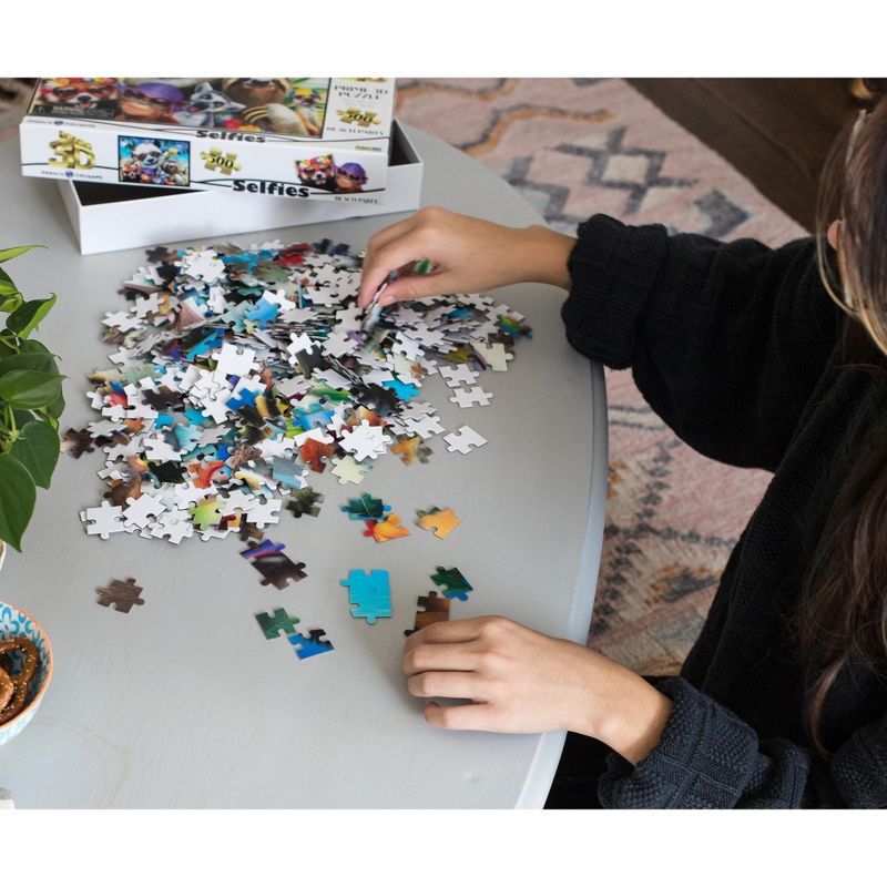 The Zoofy Group LLC Howard Robinson Wild Beach Party Selfie Super 3D 500 Piece Jigsaw Puzzle