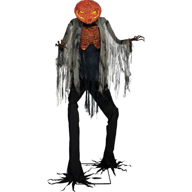 Scorched Scarecrow Animated w/o Fog Halloween Decorative Mannequin