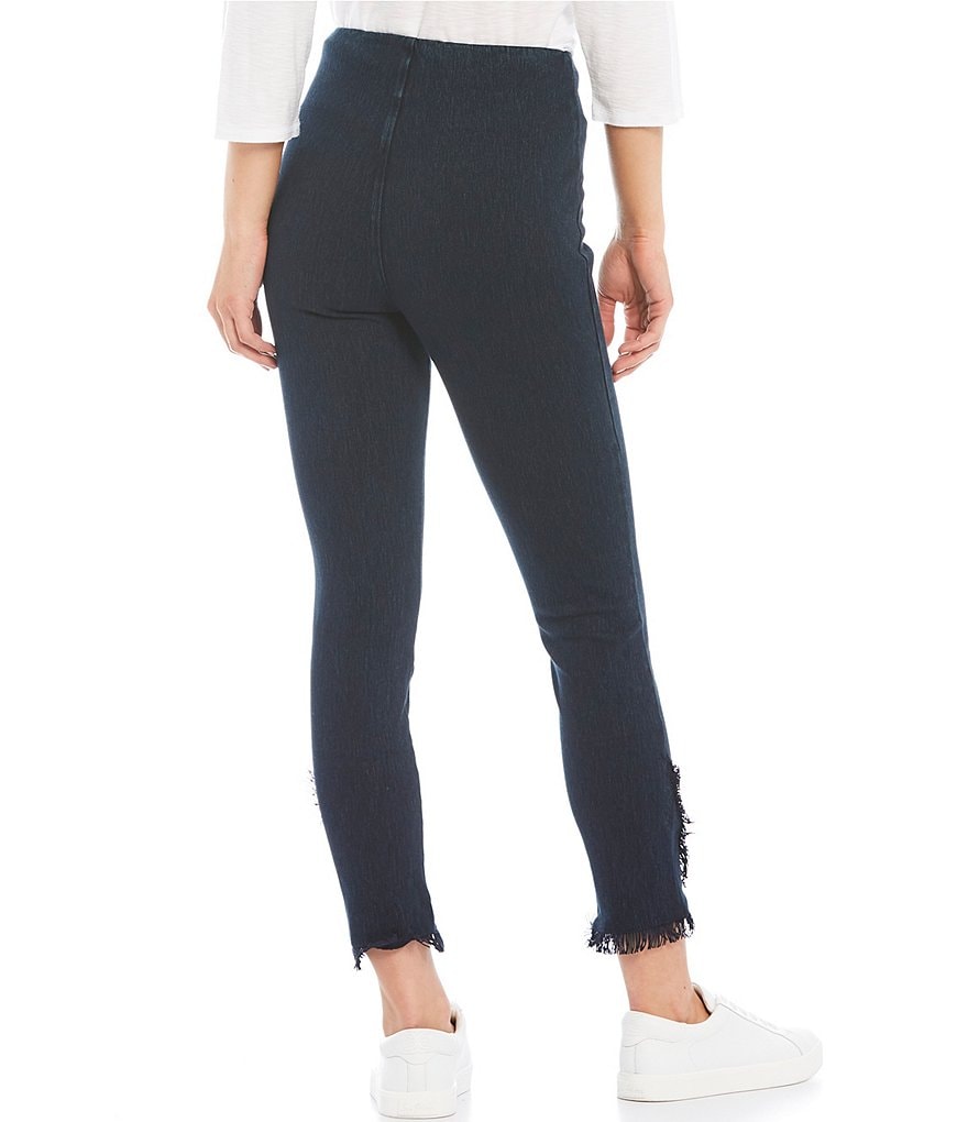 Lysse Fringe Tulip Denim Leggings