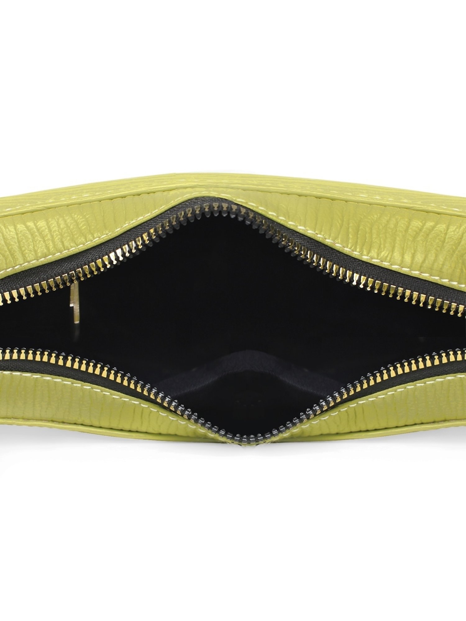 Modern Myth Lime Textured Large Handbag